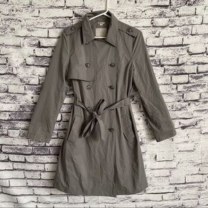 Soia & Kyo Double Breasted Belted Trench Coat